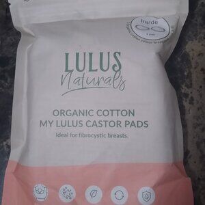Lulus Naturals Organic Cotton Castor Oil Pads for Breasts